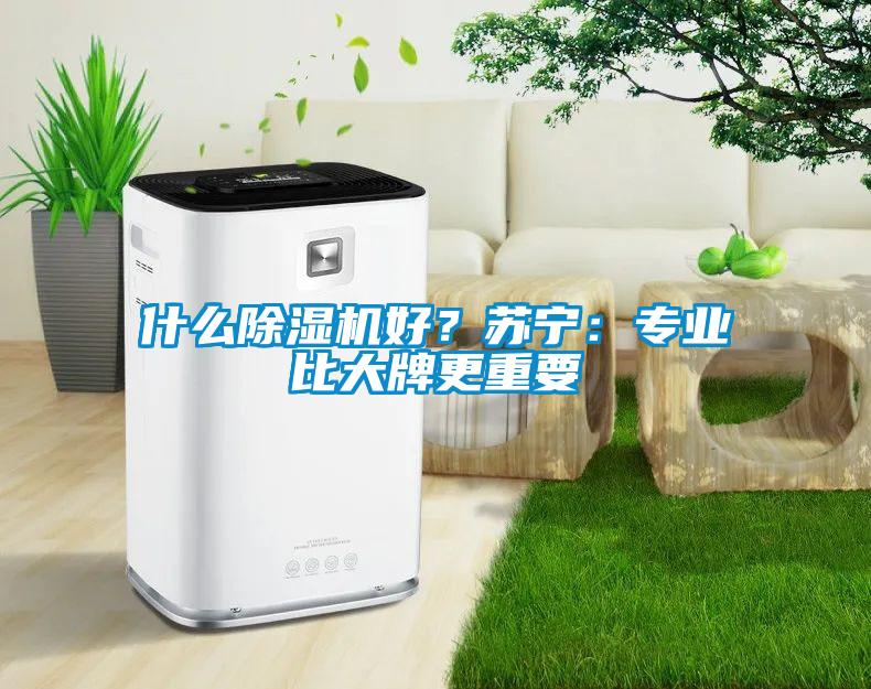 什么除濕機(jī)好？蘇寧：專業(yè)比大牌更重要