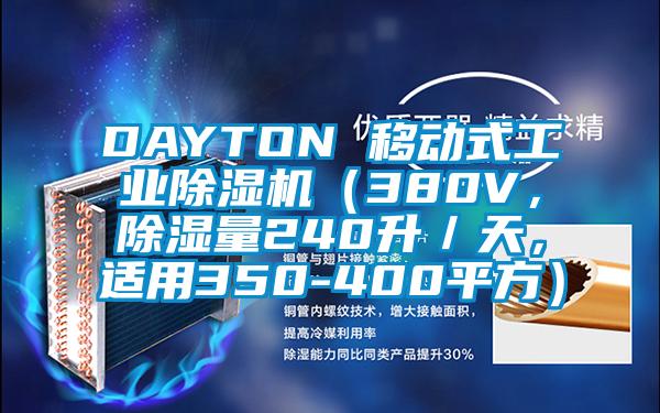DAYTON 移動(dòng)式工業(yè)除濕機(jī)（380V，除濕量240升／天，適用350-400平方）