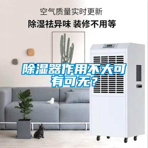 除濕器作用不大可有可無？