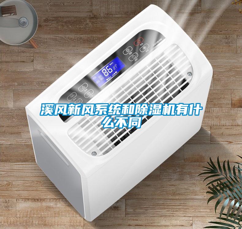 溪風新風系統(tǒng)和除濕機有什么不同