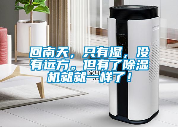 回南天，只有濕，沒有遠方。但有了除濕機就就一樣了！