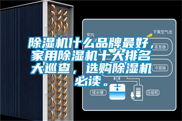 除濕機什么品牌最好，家用除濕機十大排名大巡查，選購除濕機必讀。