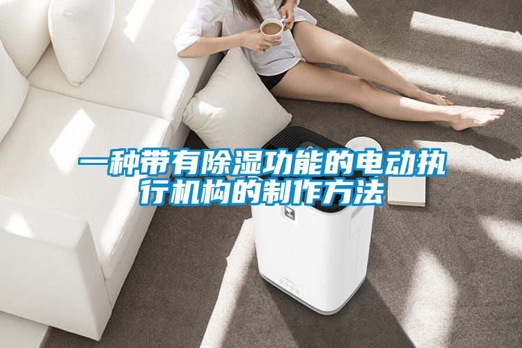 一種帶有除濕功能的電動執(zhí)行機構(gòu)的制作方法