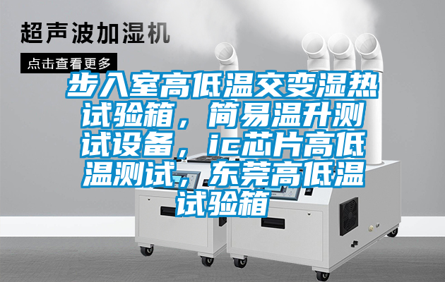 步入室高低溫交變濕熱試驗(yàn)箱，簡易溫升測試設(shè)備，ic芯片高低溫測試，東莞高低溫試驗(yàn)箱