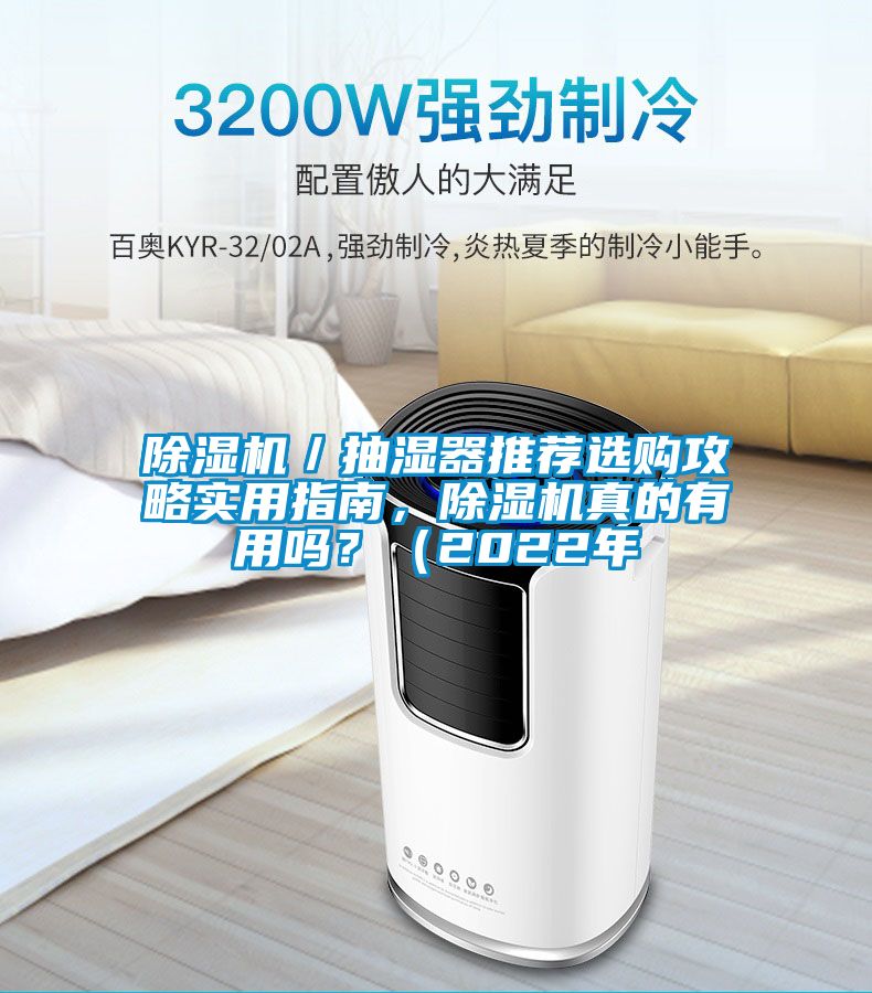 除濕機／抽濕器推薦選購攻略實用指南，除濕機真的有用嗎？（2022年