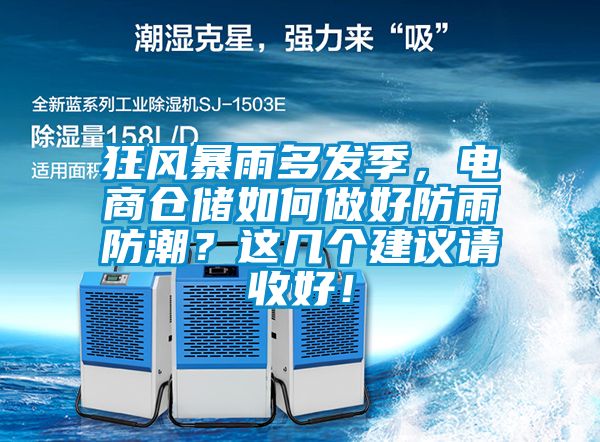 狂風(fēng)暴雨多發(fā)季，電商倉儲如何做好防雨防潮？這幾個建議請收好！