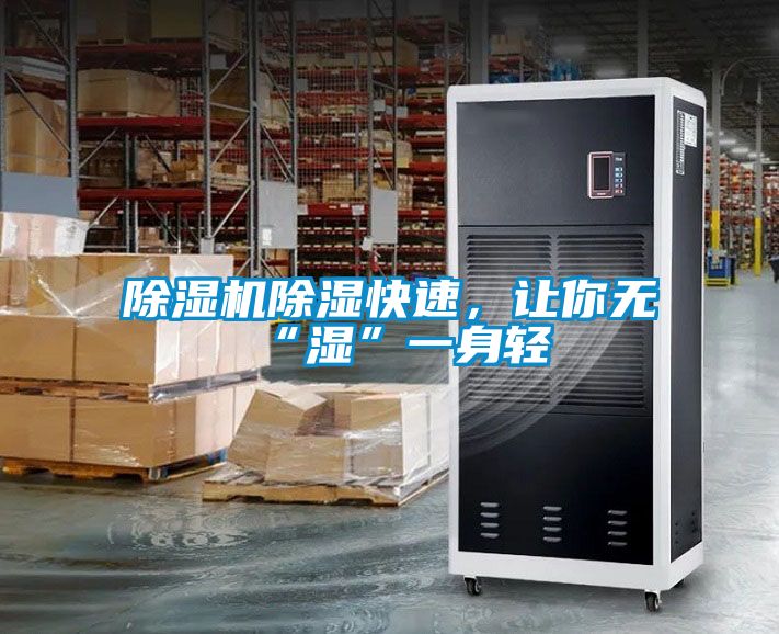 除濕機(jī)除濕快速，讓你無“濕”一身輕