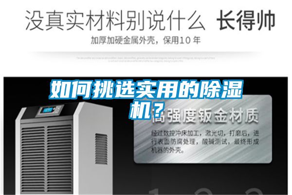 如何挑選實用的除濕機？