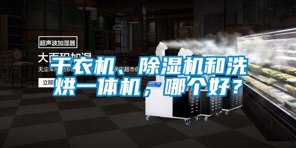 干衣機(jī)、除濕機(jī)和洗烘一體機(jī)，哪個(gè)好？