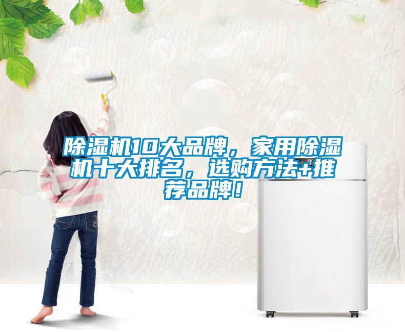 除濕機10大品牌，家用除濕機十大排名，選購方法+推薦品牌！