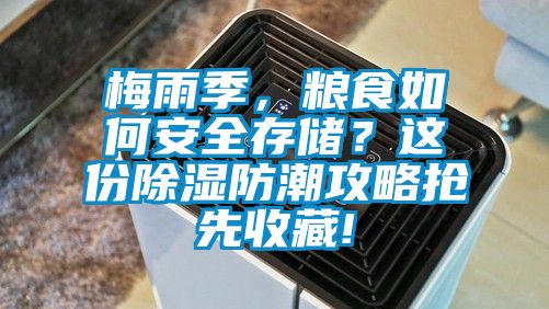梅雨季，糧食如何安全存儲？這份除濕防潮攻略搶先收藏!