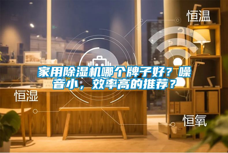 家用除濕機哪個牌子好？噪音小，效率高的推薦？